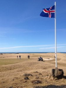 Frá Kirkjubólsvelli í Sandgerði.